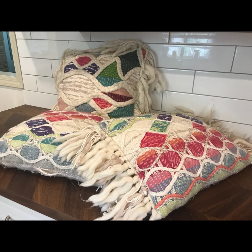 Anthro:: unique throw pillows